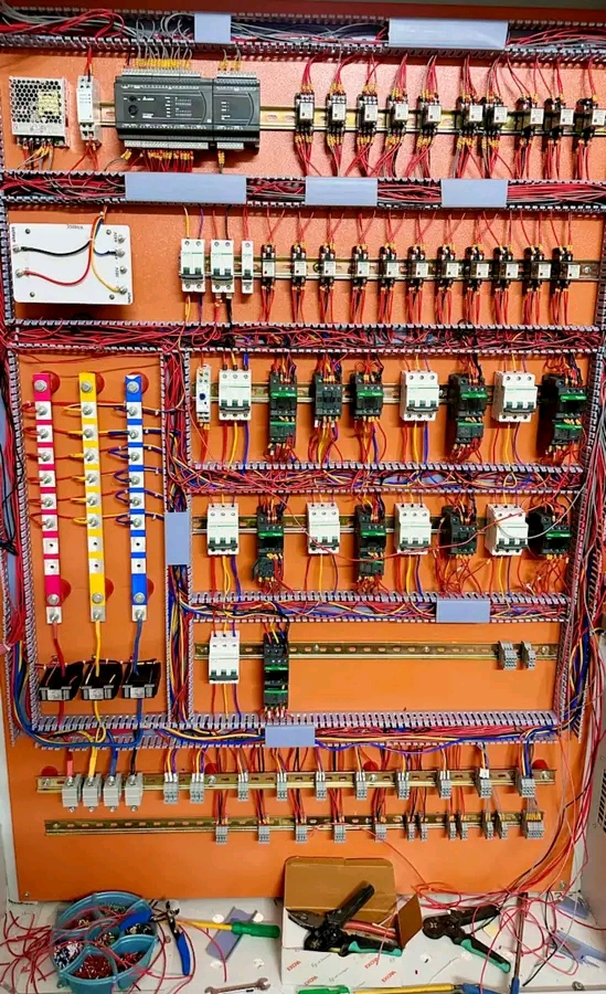 Control panel wiring